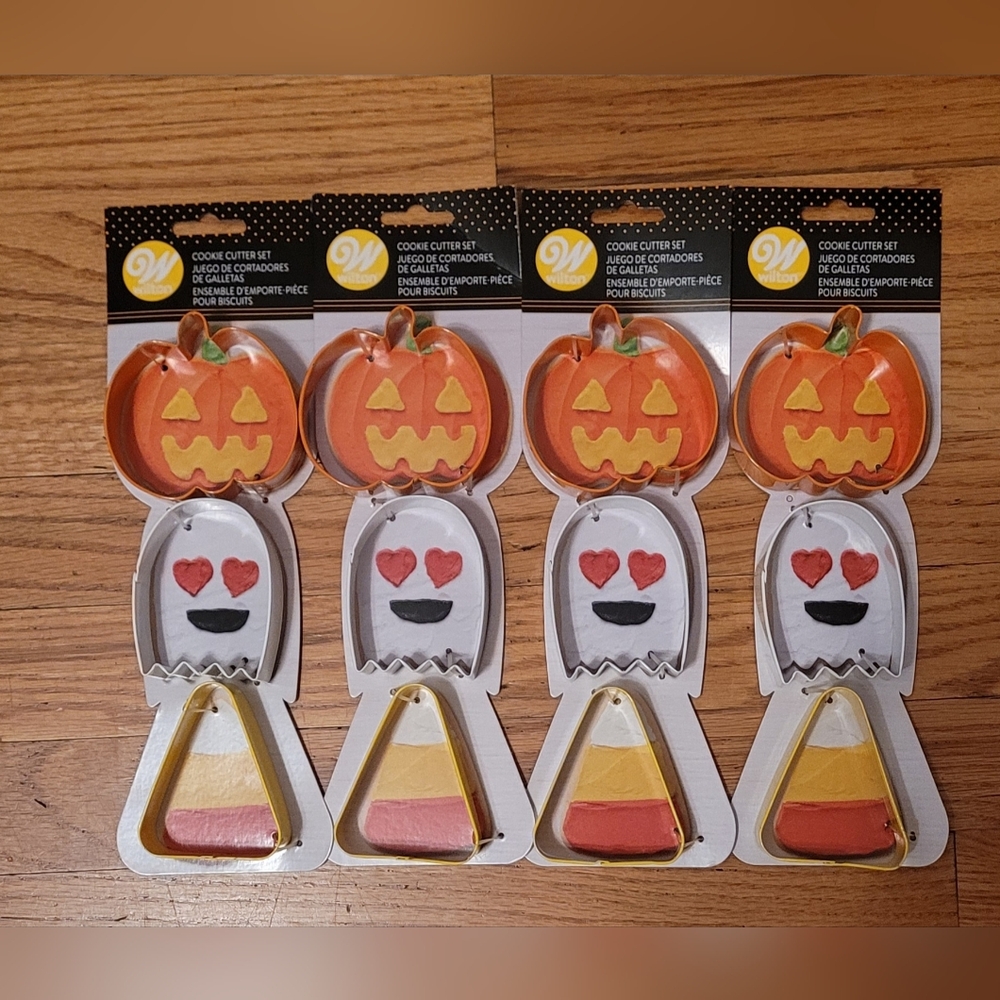 Wilton Halloween Cookie Cutter Set - 3 Sets NEW!!!!!